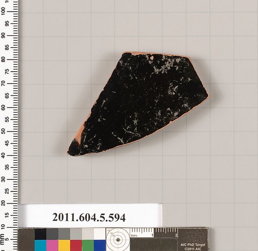 Terracotta fragment of a kylix (drinking cup)