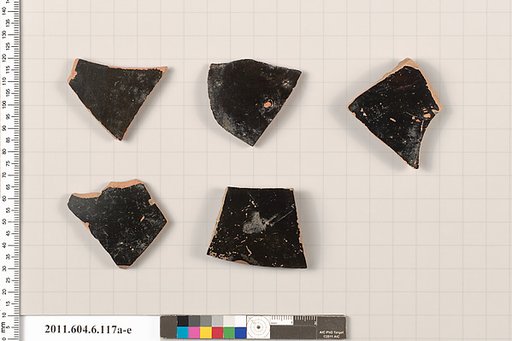 Terracotta fragments of closed shapes