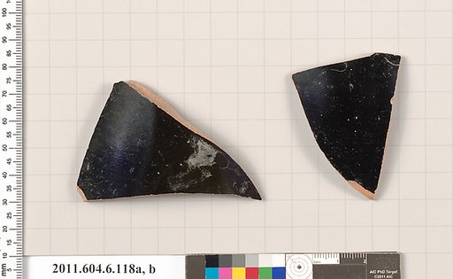 Terracotta fragments of closed shapes