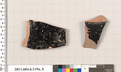 Terracotta fragments of closed shapes