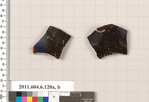 Terracotta fragments of closed shapes