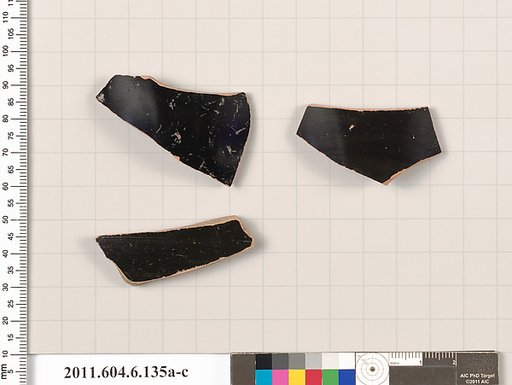 Terracotta fragments of open shapes