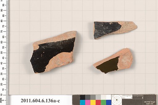 Terracotta fragments of open shapes