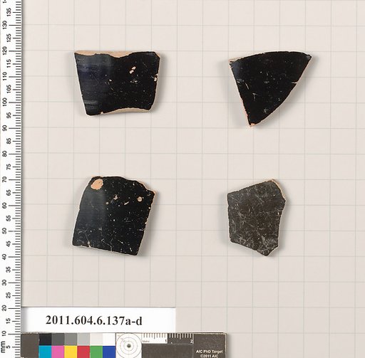 Terracotta fragments of open shapes