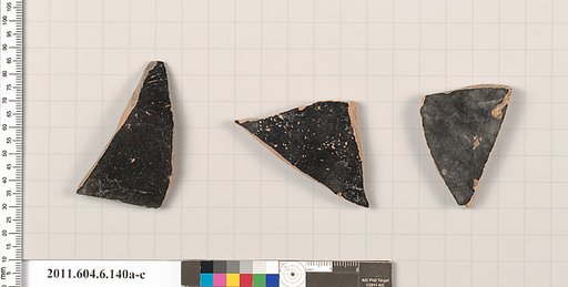 Terracotta fragments of open shapes