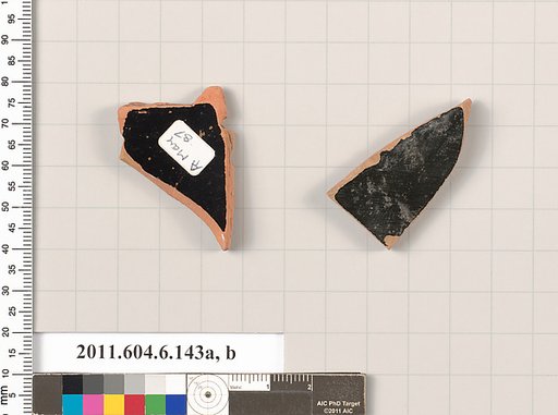 Terracotta fragments of open shapes