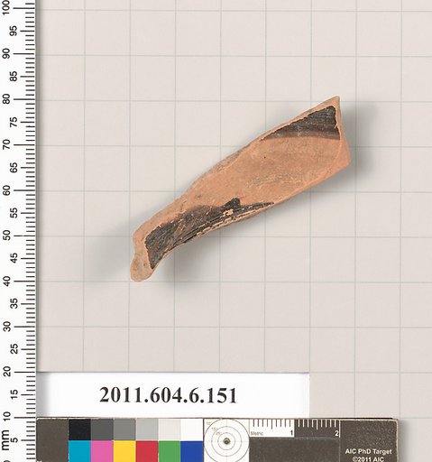 Terracotta fragment of an undetermined shape