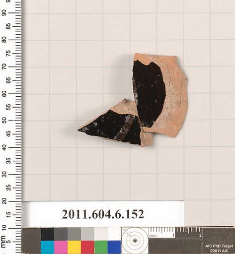 Terracotta fragment of a closed shape