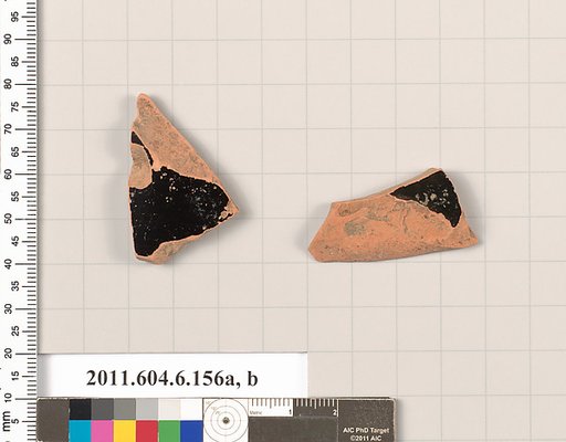 Terracotta fragments of open shapes