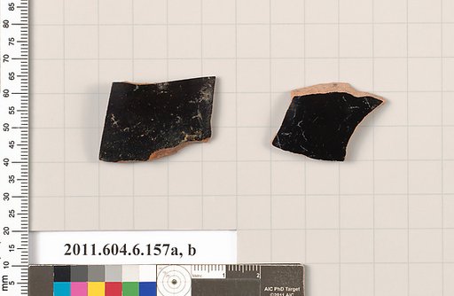 Terracotta fragments of open shapes