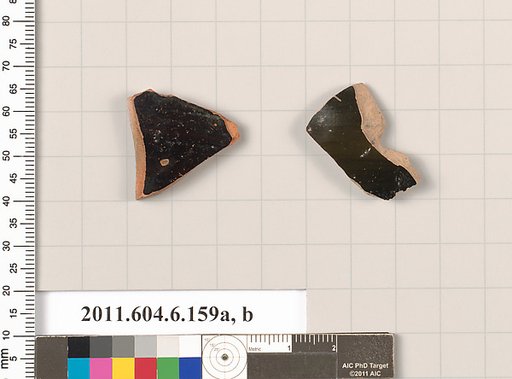 Terracotta fragments of open shapes