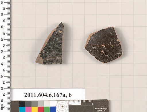Terracotta fragments of open shapes