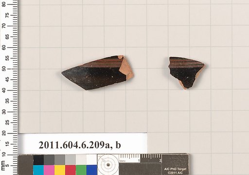 Terracotta fragments of an open shape