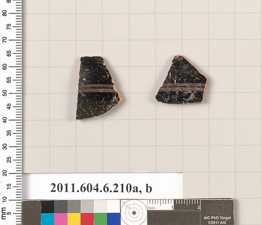 Terracotta fragments of an open shape