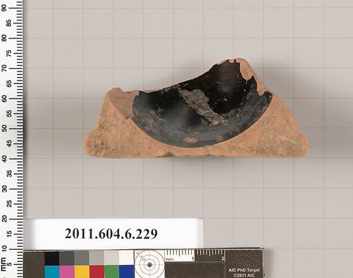 Terracotta fragment of a pyxis (box) ?