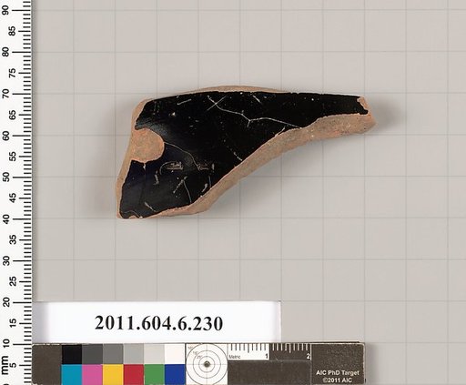 Terracotta fragment of a pyxis (box) ?