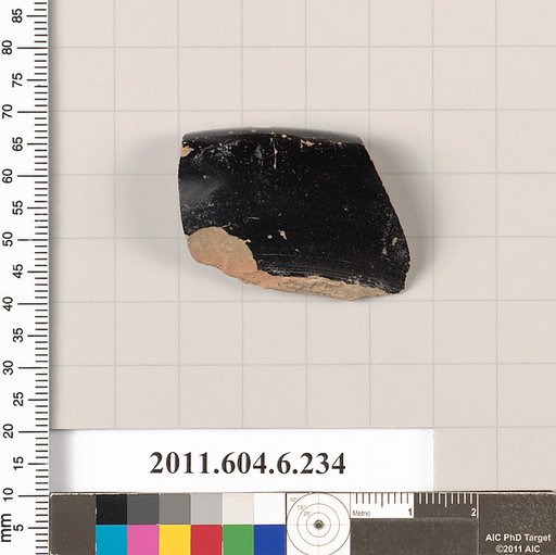 Terracotta fragment of a salt cellar?