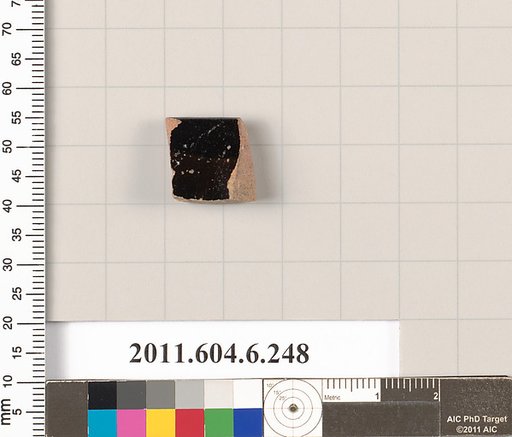 Terracotta rim fragment of an open shape