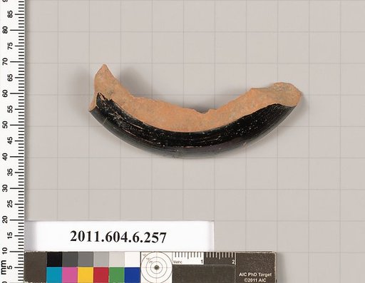 Terracotta fragment of an undetermined shape