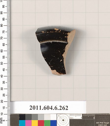 Terracotta fragment of a stemmed dish?