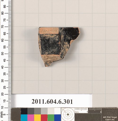 Terracotta fragment of a trefoil oinochoe (jug)