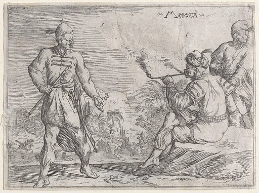 Moors, from a set of costume plates of different nations