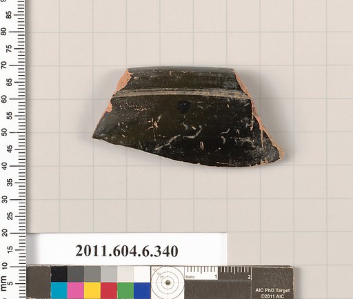 Terracotta rim fragment of a bowl