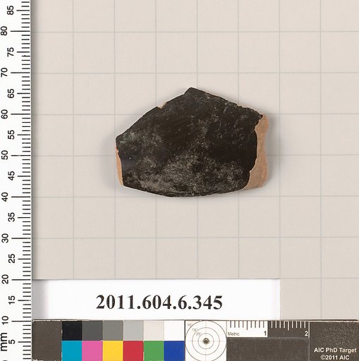 Terracotta fragment of a closed shape