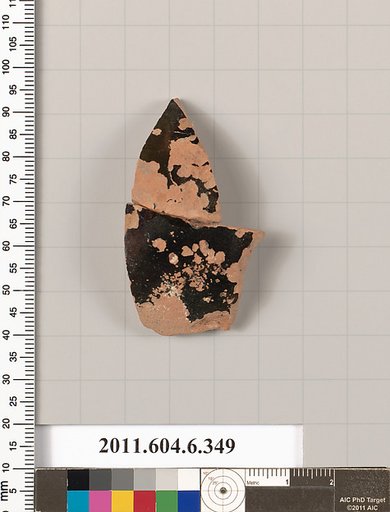 Terracotta fragment of a closed shape