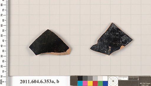 Terracotta fragments of closed shapes