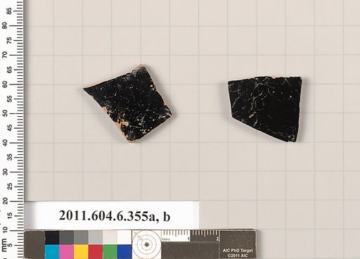 Terracotta fragments of closed shapes