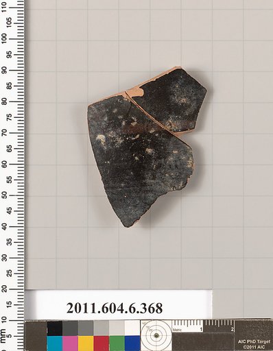 Terracotta fragment of a closed shape