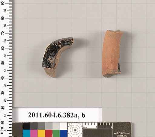 Terracotta fragments of undetermined shapes