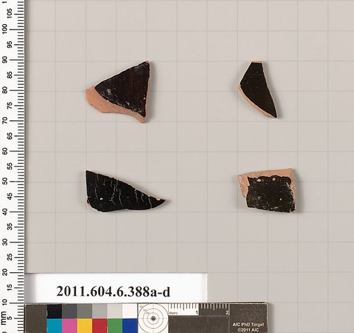 Terracotta fragments of closed shapes
