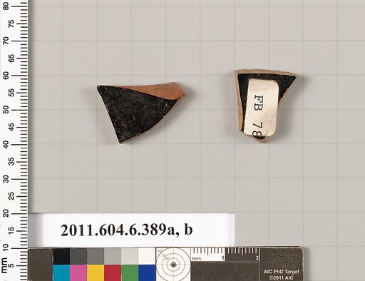 Terracotta fragments of open shapes