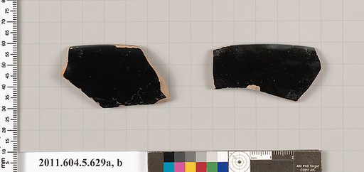 Terracotta rim fragments of kylikes (drinking cups)