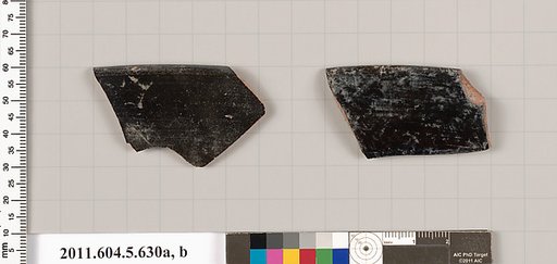 Terracotta rim fragments of kylikes (drinking cups)