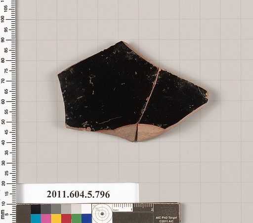 Terracotta fragment of a kylix (drinking cup)