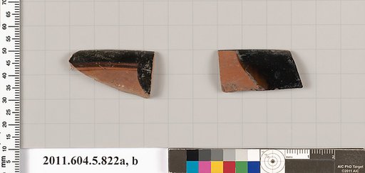 Terracotta rim fragments of kylikes (drinking cups)