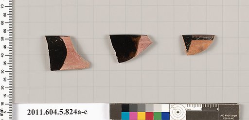 Terracotta rim fragments of kylikes (drinking cups)