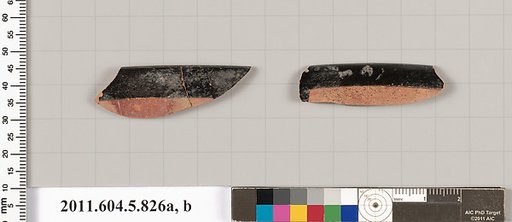 Terracotta rim fragments of kylikes (drinking cups)