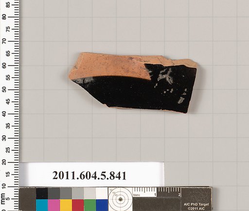 Terracotta fragment of a kylix (drinking cup)