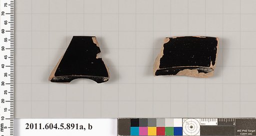 Terracotta rim fragments of kylikes (drinking cups)