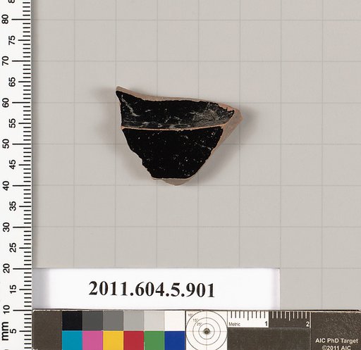 Terracotta fragment of a kylix (drinking cup)