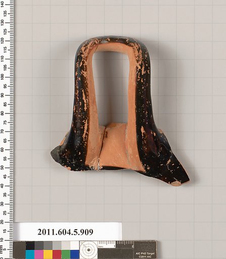 Terracotta fragment of a kylix (drinking cup)