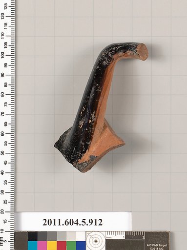 Terracotta fragment of a kylix (drinking cup)