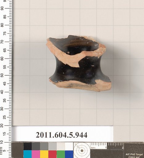 Terracotta fragment of a kylix (drinking cup)