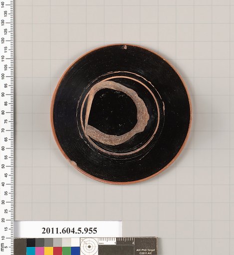 Terracotta fragment of a kylix (drinking cup)