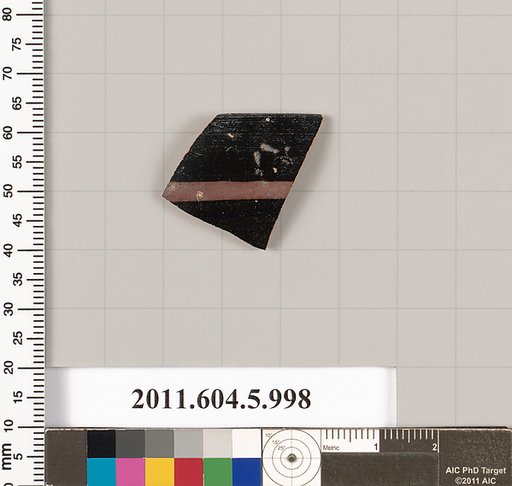 Terracotta rim fragment of a kylix (drinking cup)?