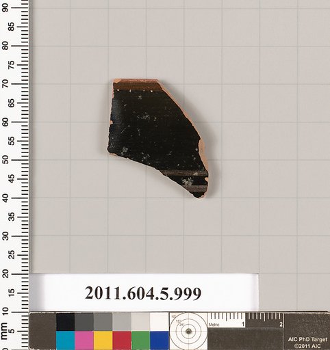 Terracotta rim fragment of a kylix (drinking cup)?
